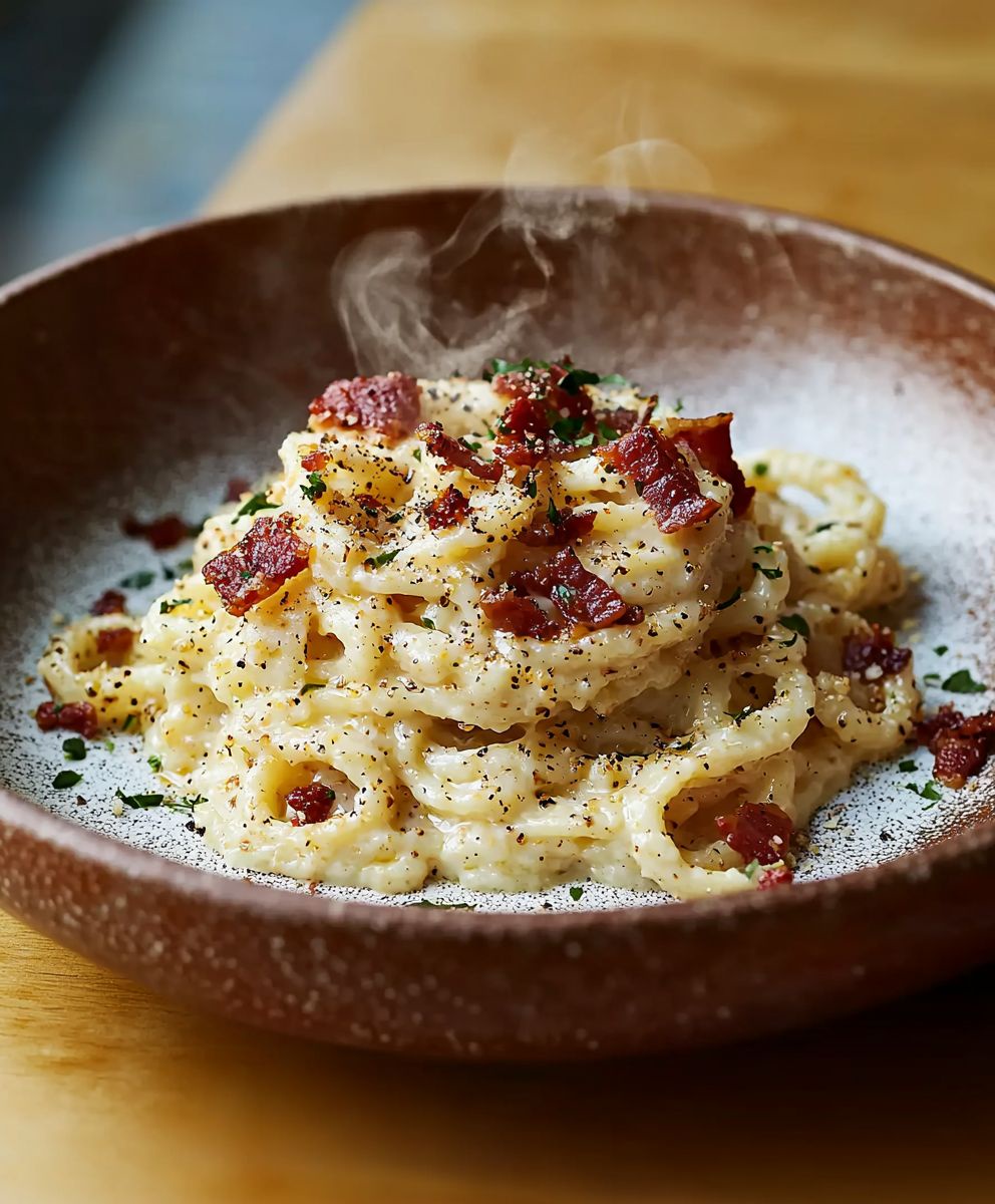 Bacon Cacio e Pepe