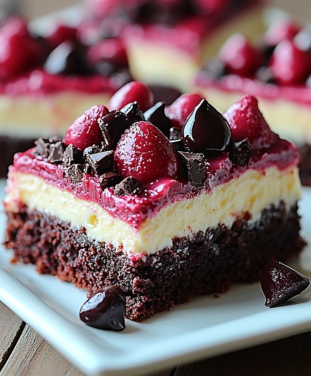 Red Velvet Cheesecake Brownies
