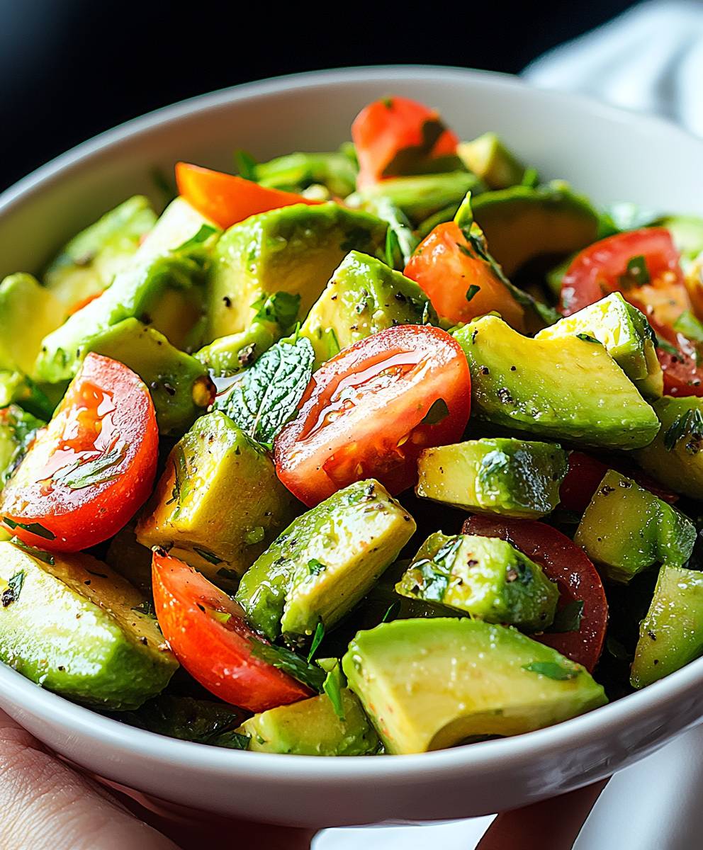 Avocado summer salad