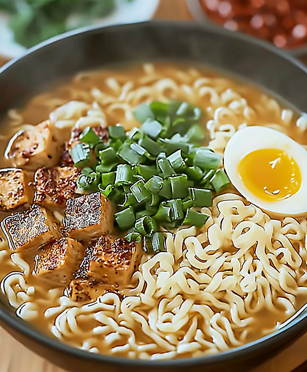 Ramen noodle soup