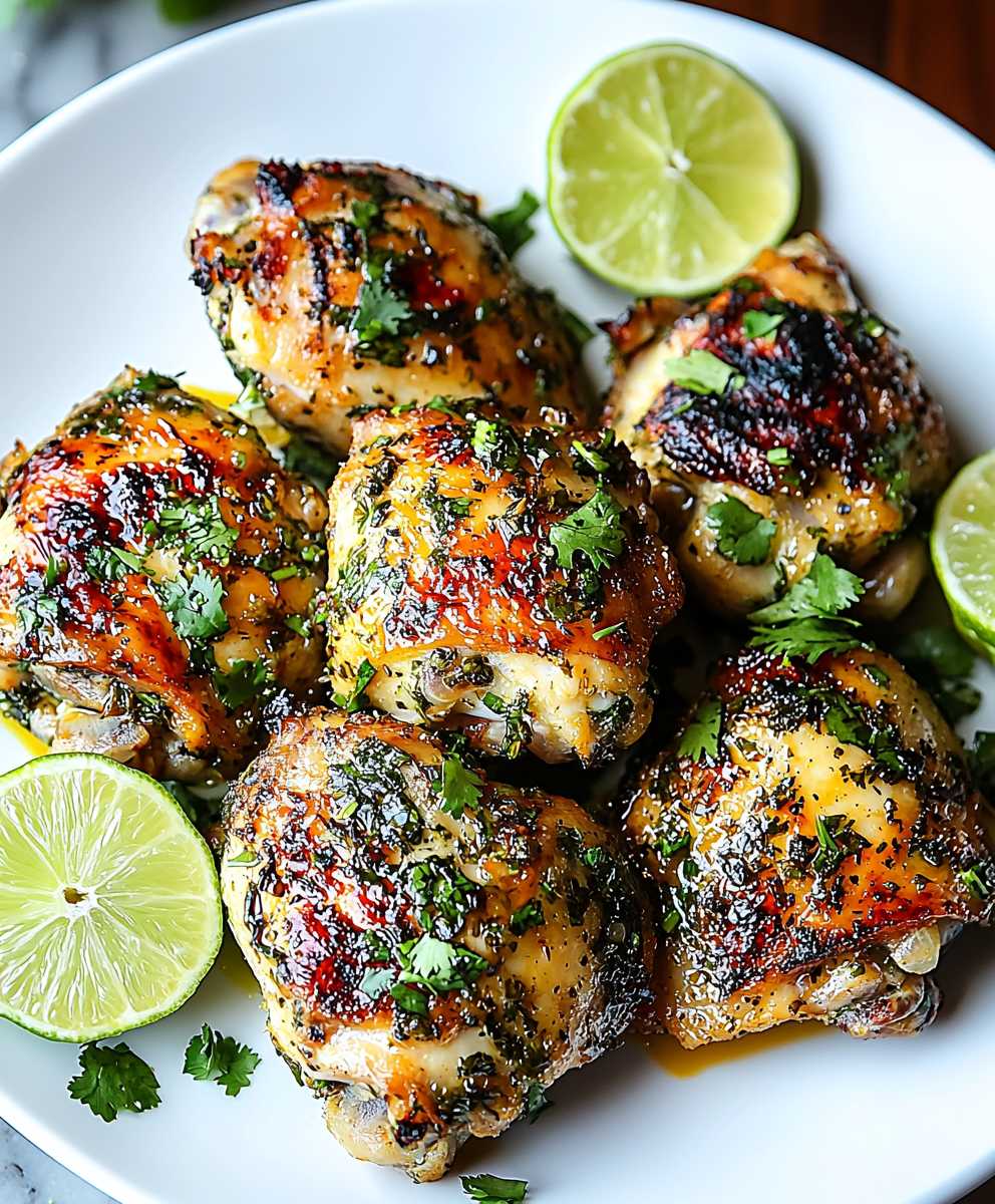 Cilantro Lime Chicken Thighs