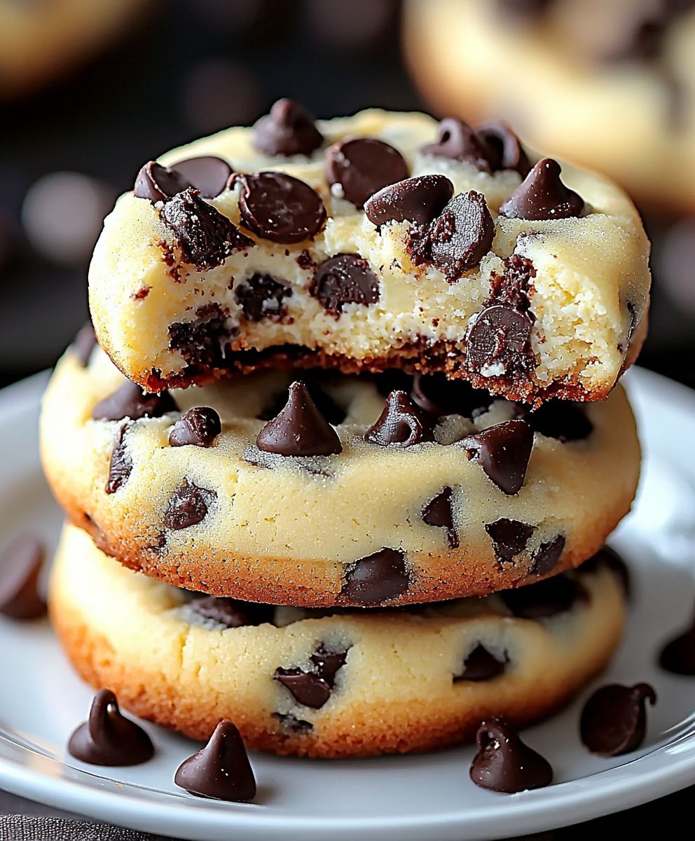Chocolate Chip Cheesecake Cookies