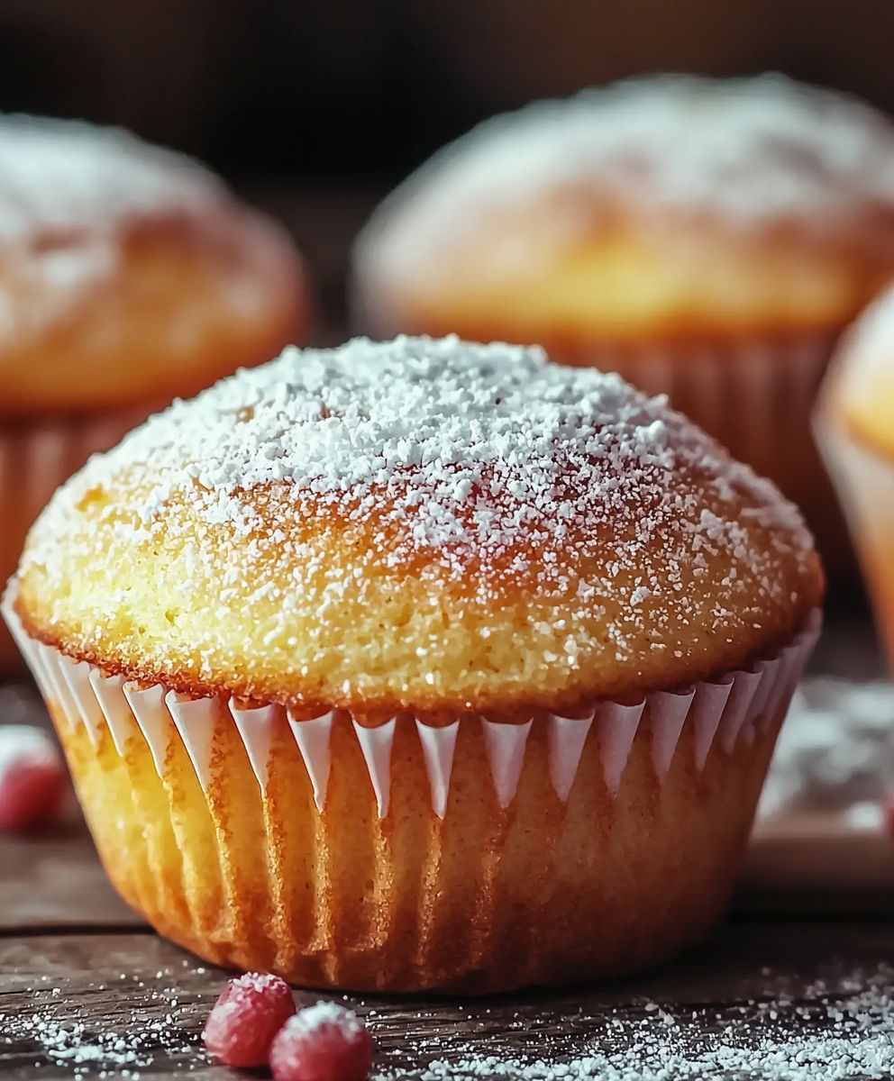 Doughnut flavored muffins