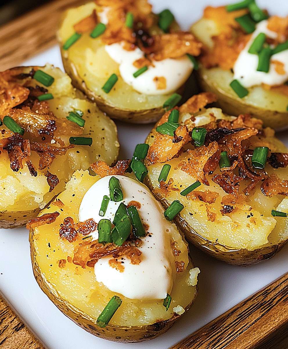 Loaded Smashed Potatoes