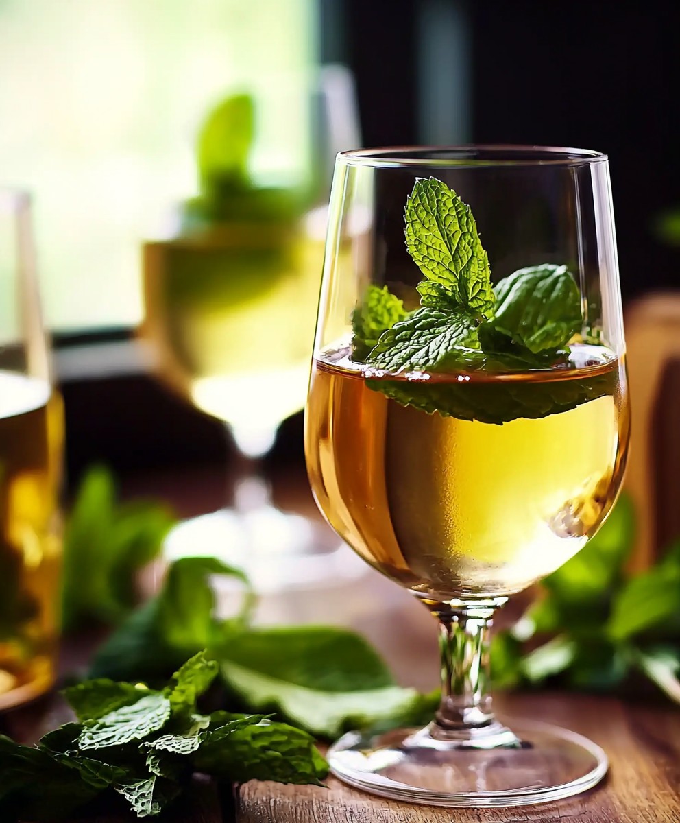 Mint wine
