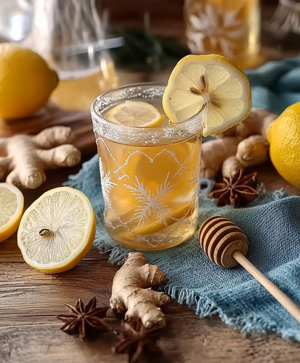 Lemon honey ginger detox