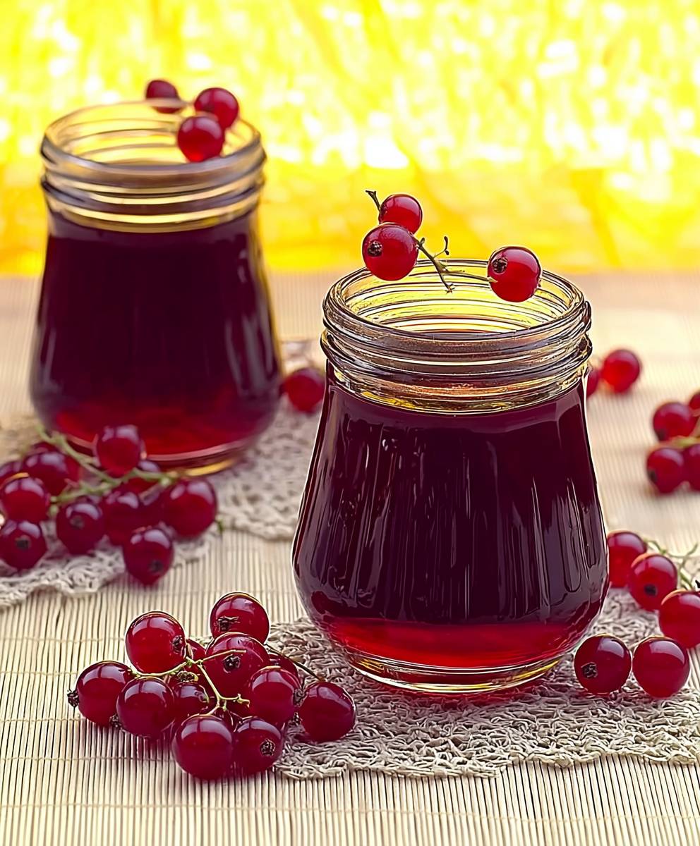 Redcurrant syrup