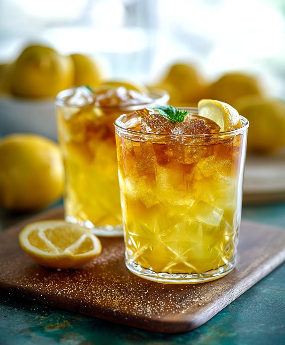 Brown sugar lemonade