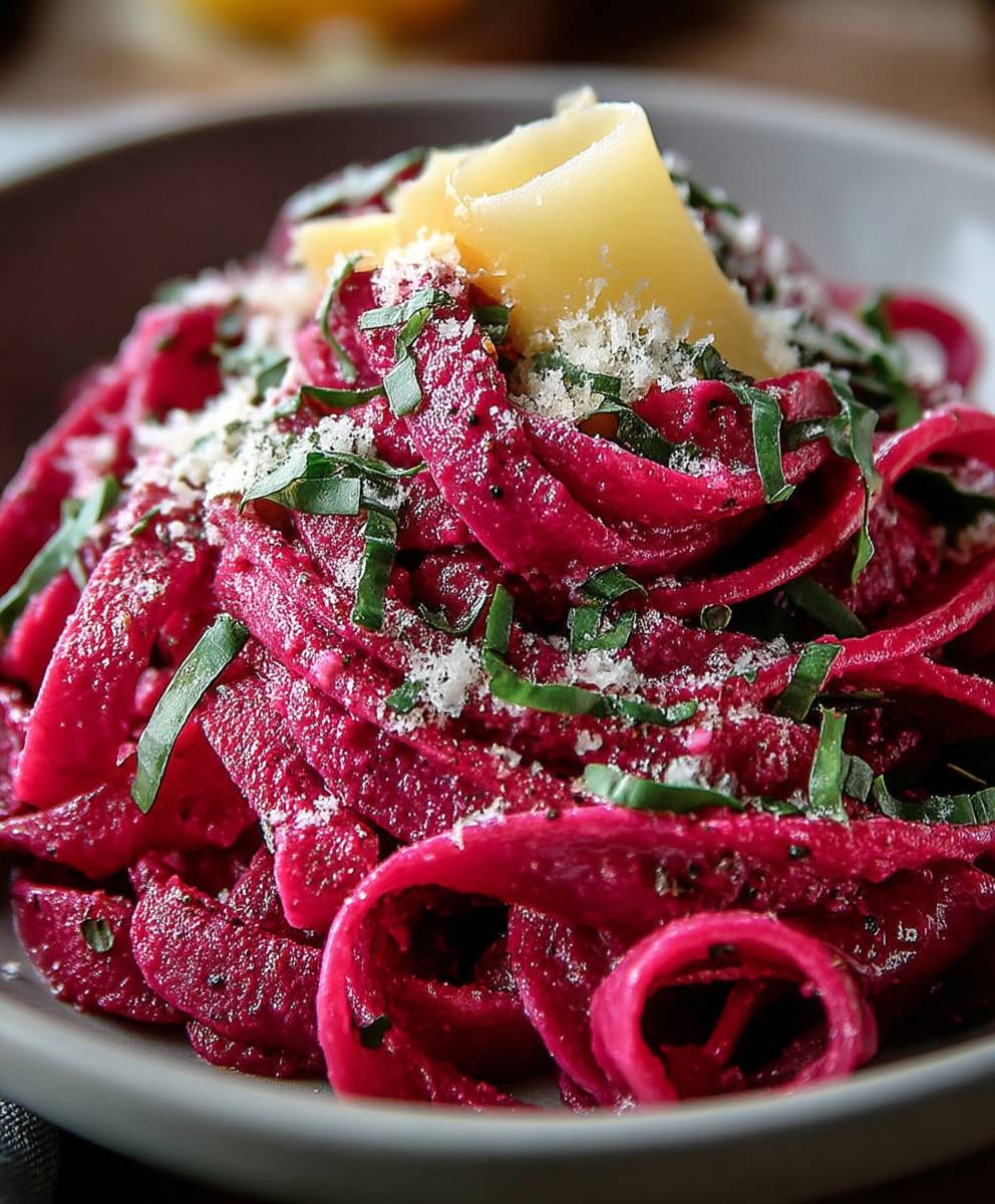 Beet pasta sauce