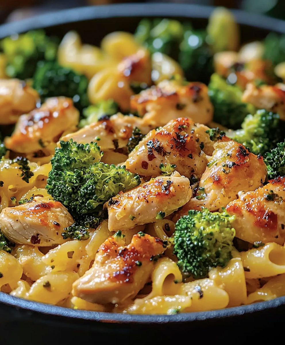 Chicken broccoli pasta