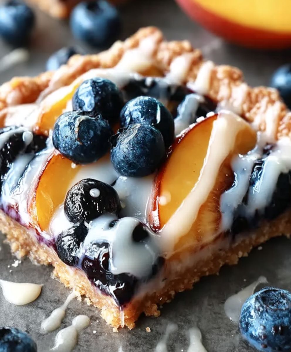Blueberry Peach Tart