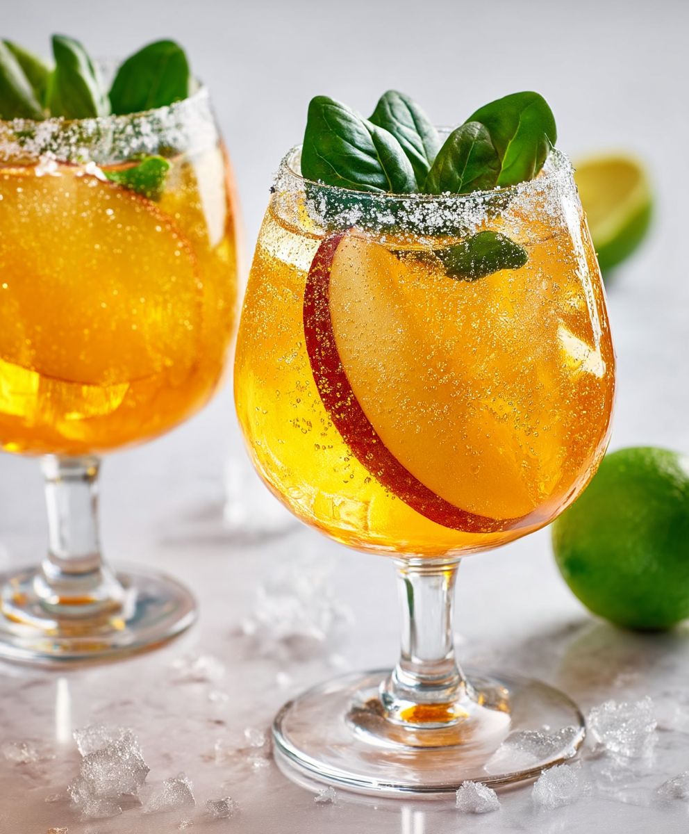 Apple ginger spritz