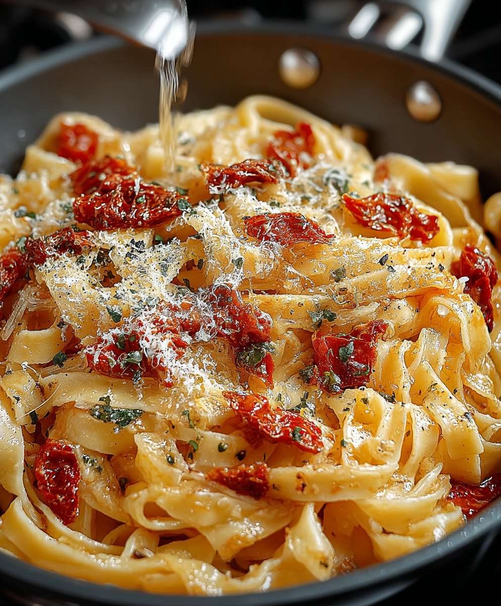 Sun dried tomato pasta