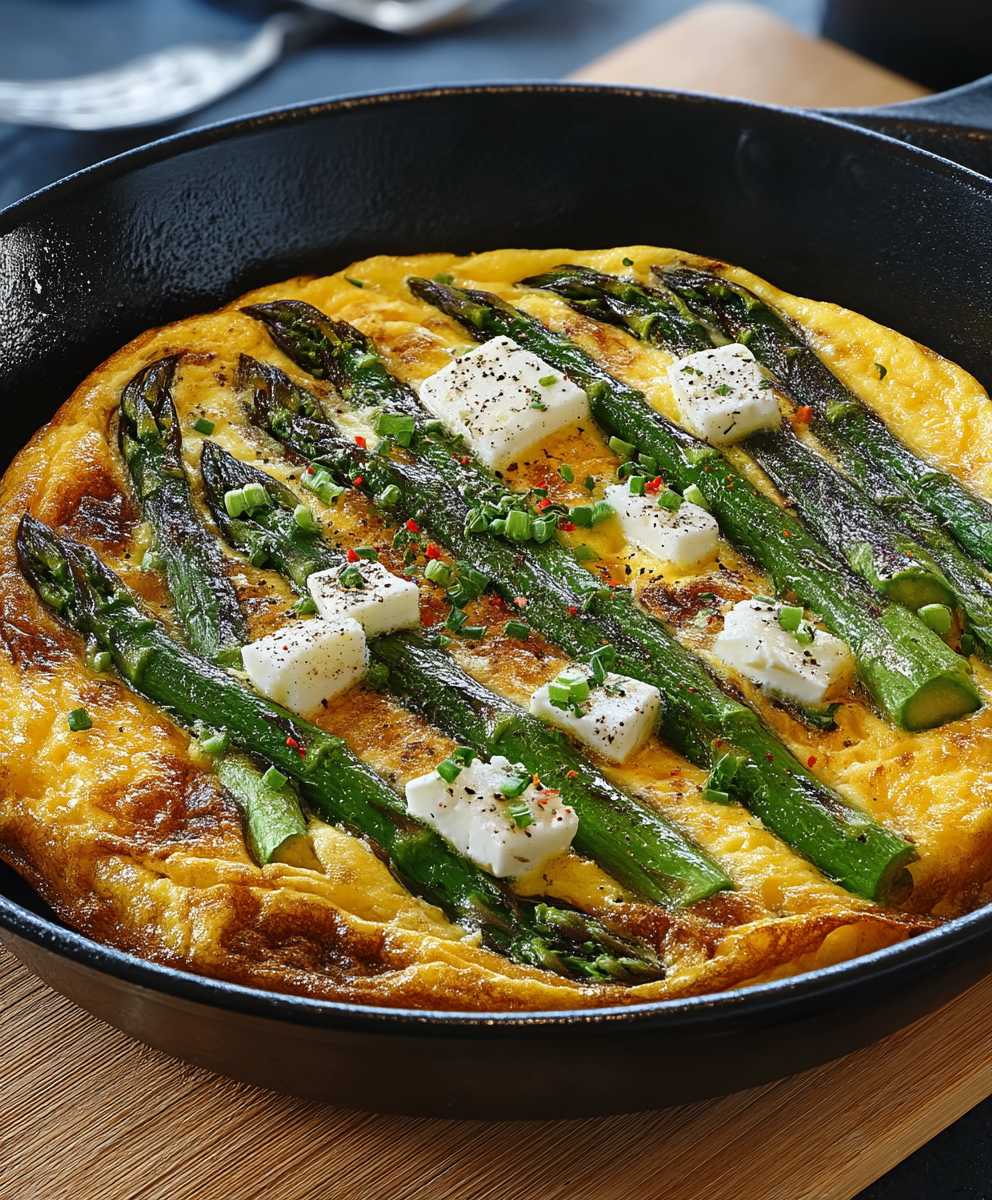 Asparagus frittata