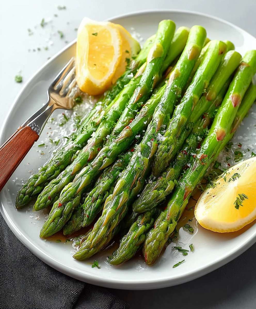 Steamed Asparagus