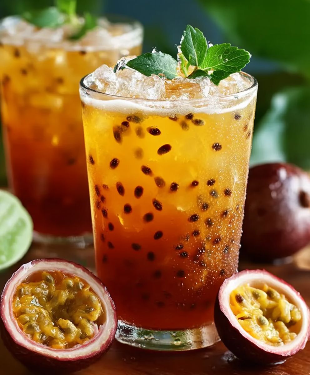 Passion Fruit Iced Tea