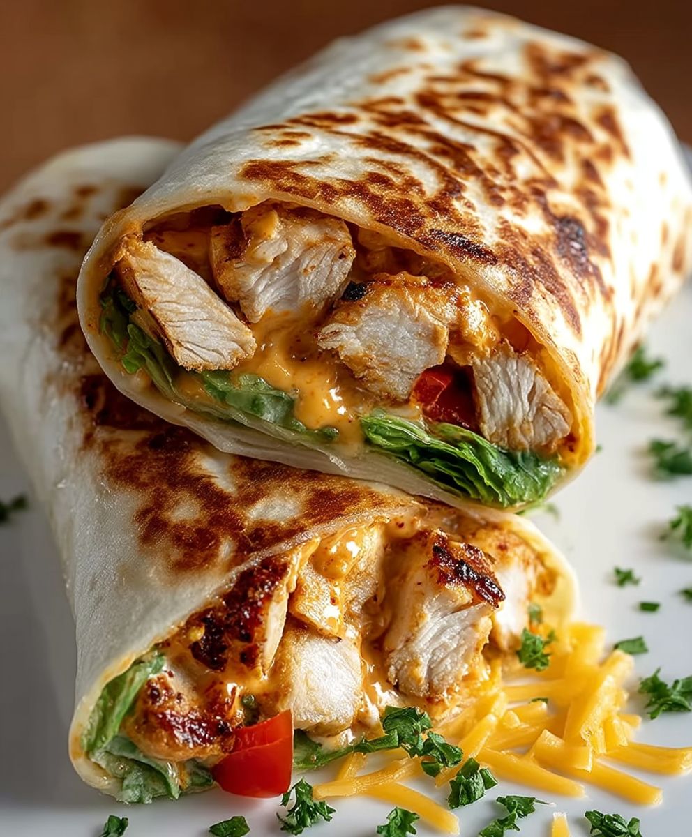 Chipotle Ranch Chicken Burrito