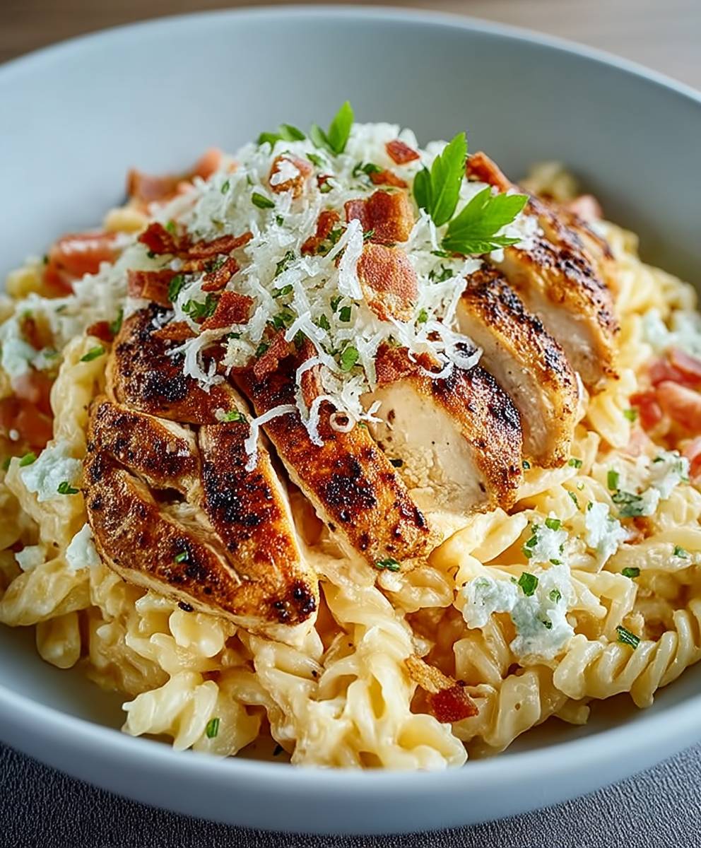 Ricotta chicken pasta
