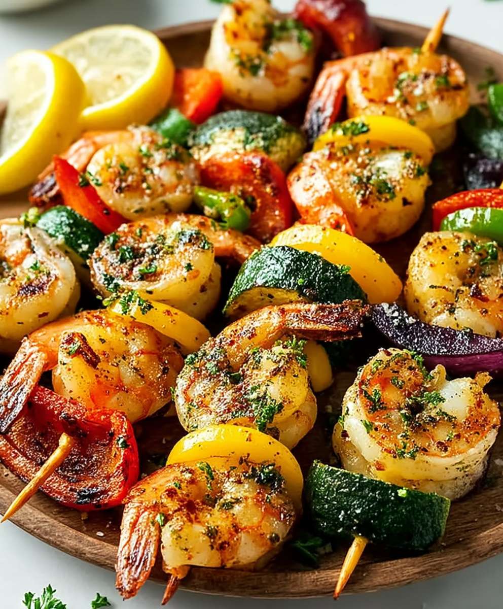 Garlic Butter Shrimp Vegetables
