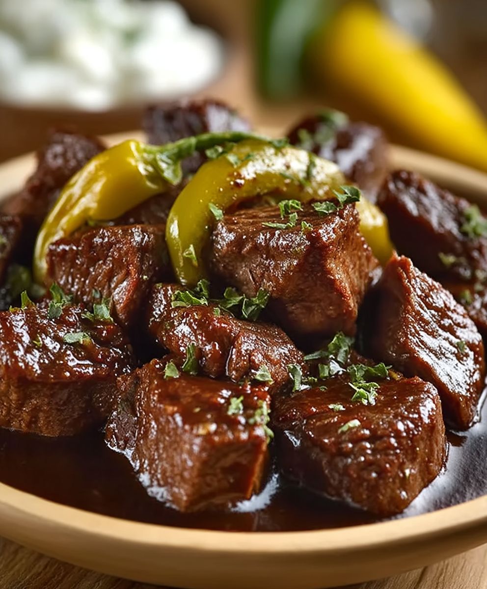 Mississippi steak bites