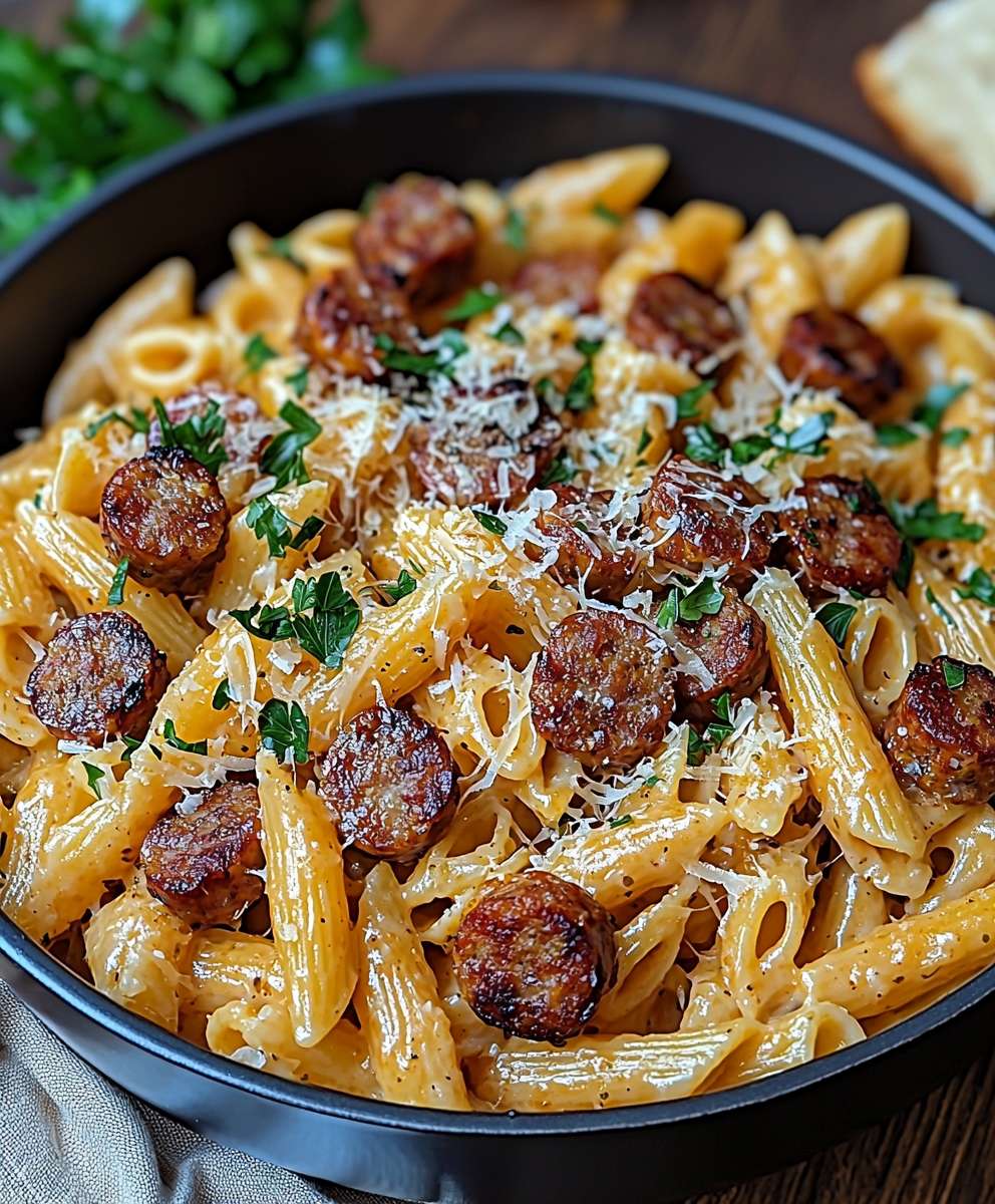 Sausage pasta one pot