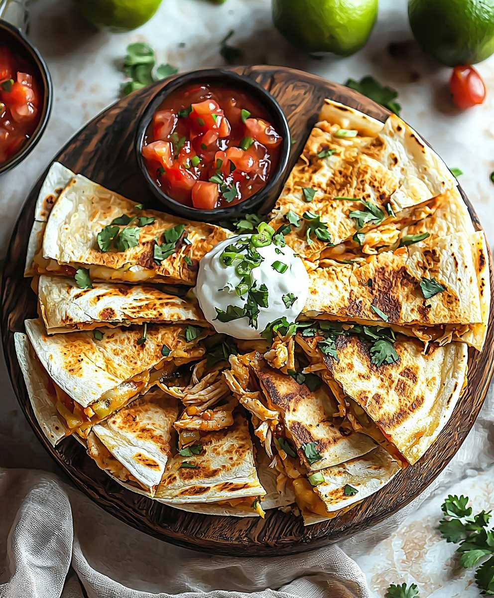 Chicken Quesadillas Baked
