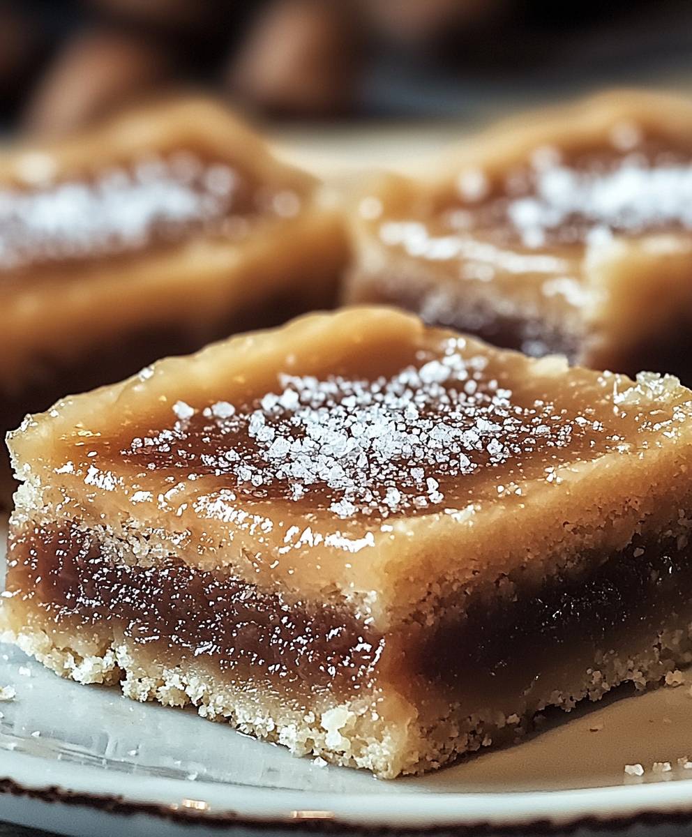 Salted Caramel Butter Bars