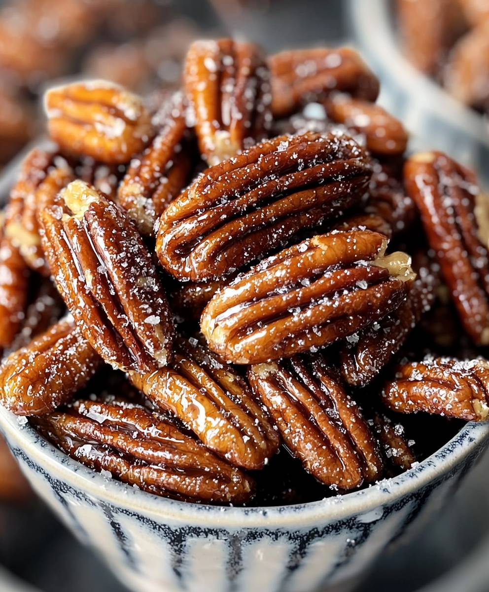 Air Fryer Candied Pecans