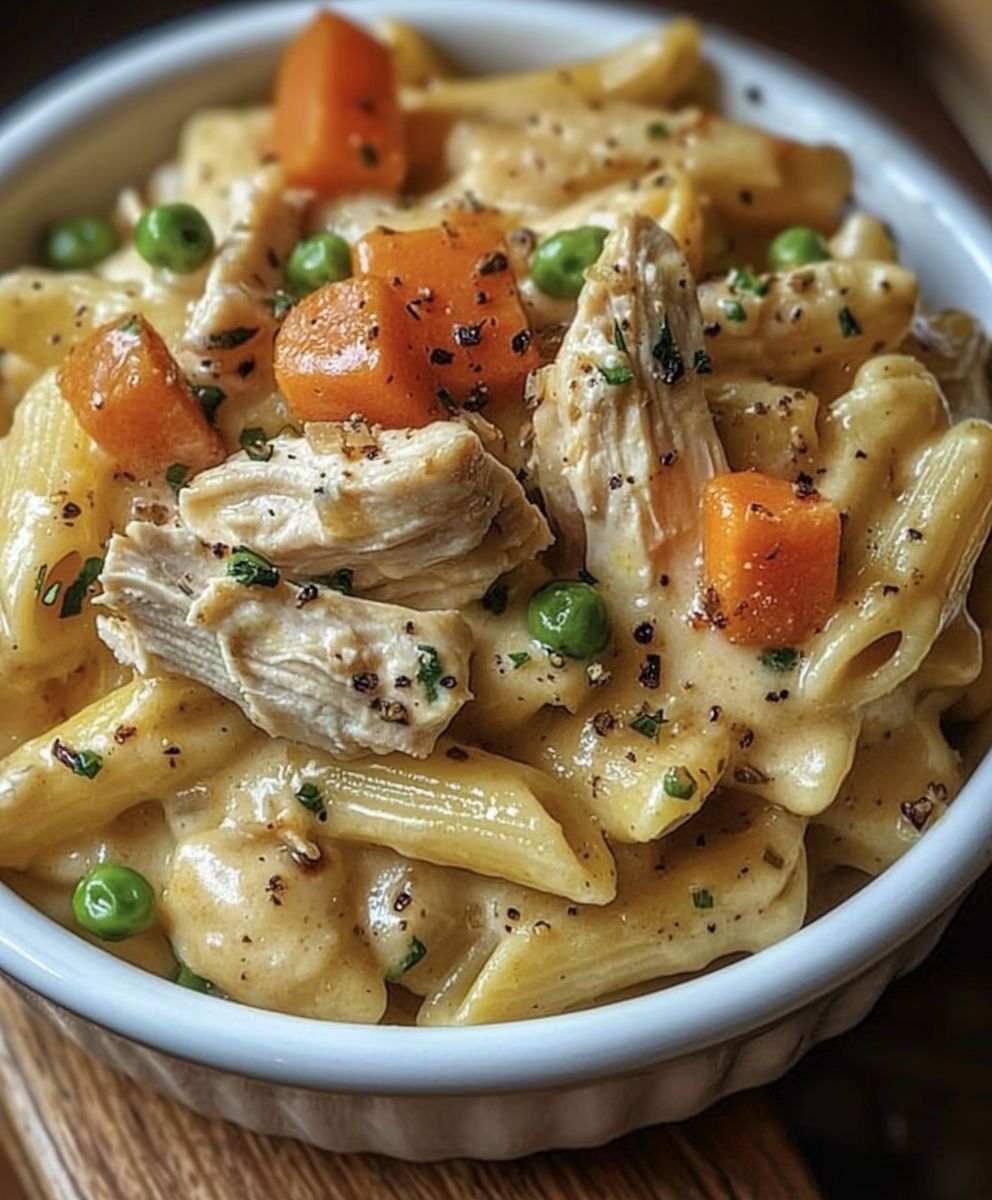 Chicken Pot Pie Pasta