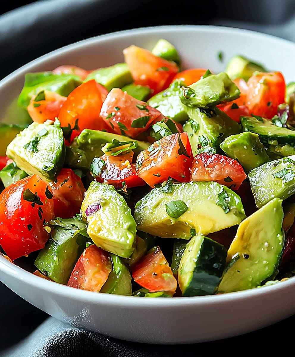 Avocado summer salad