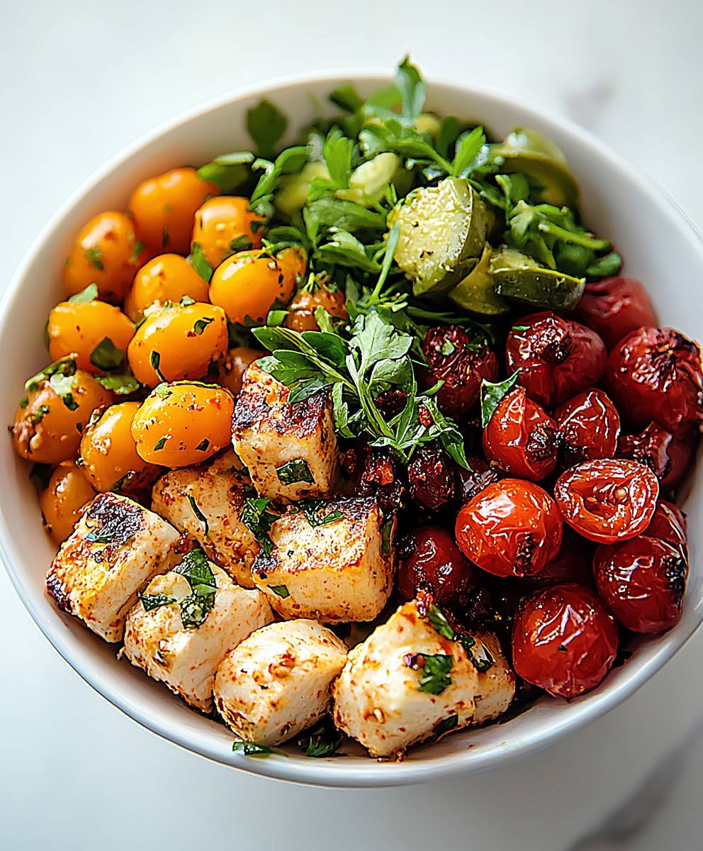 Mediterranean lunch bowl