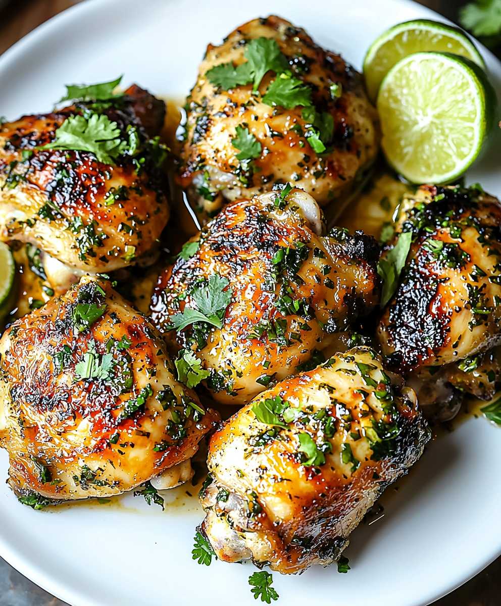 Cilantro Lime Chicken Thighs