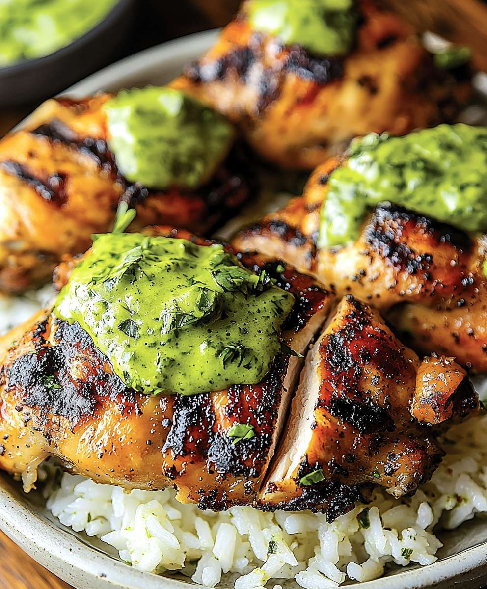 Peruvian Chicken Green Sauce