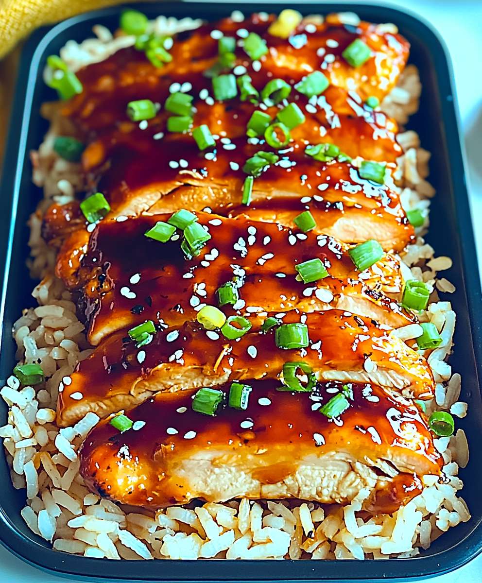 Baked Teriyaki Chicken Rice