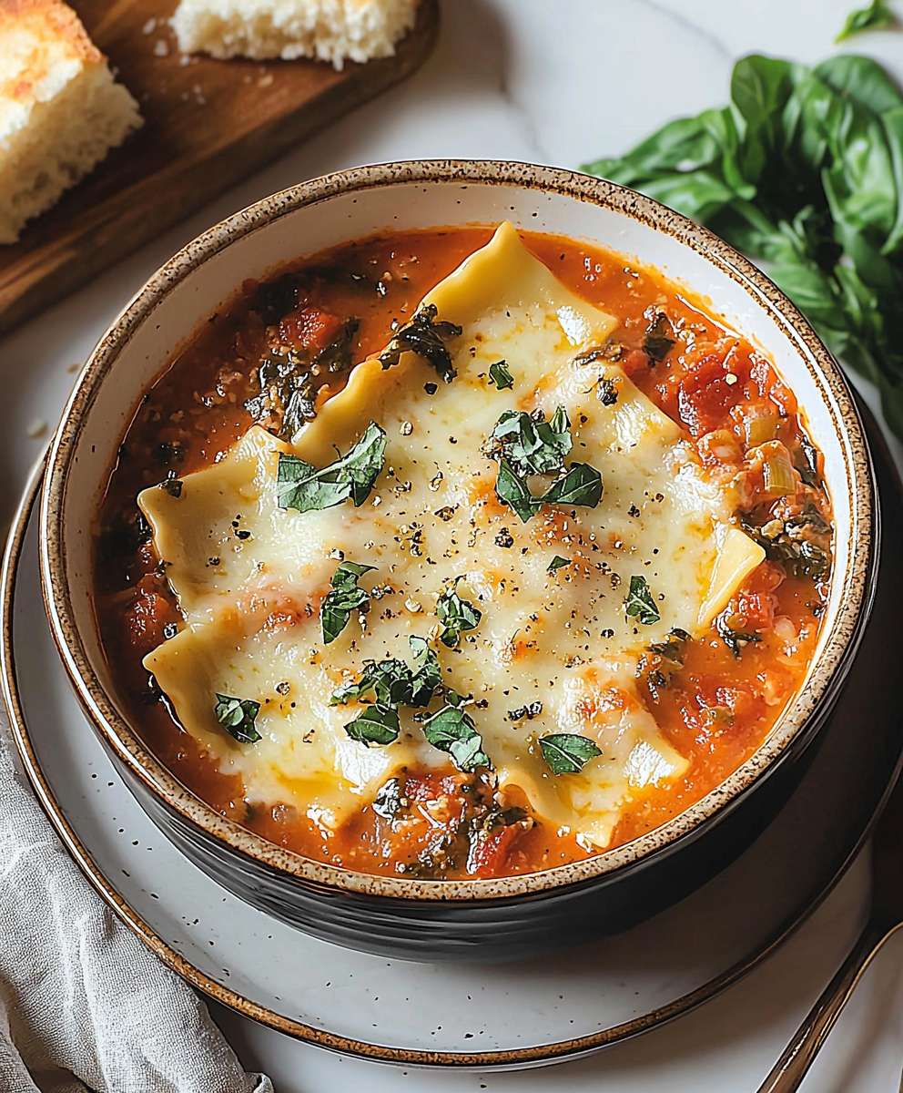 Creamy Lasagna Soup