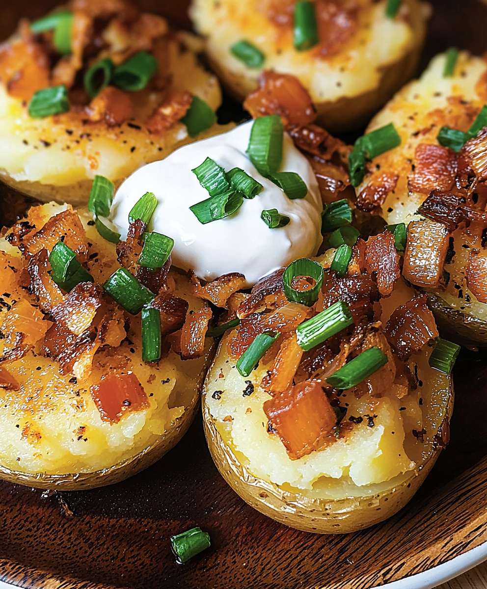 Loaded Smashed Potatoes