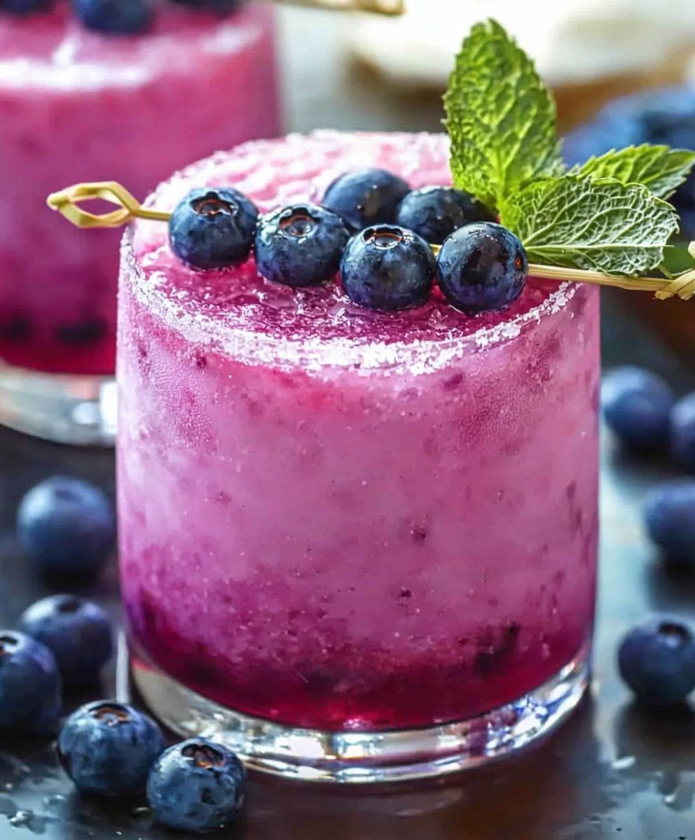 Blueberry Coconut Margarita