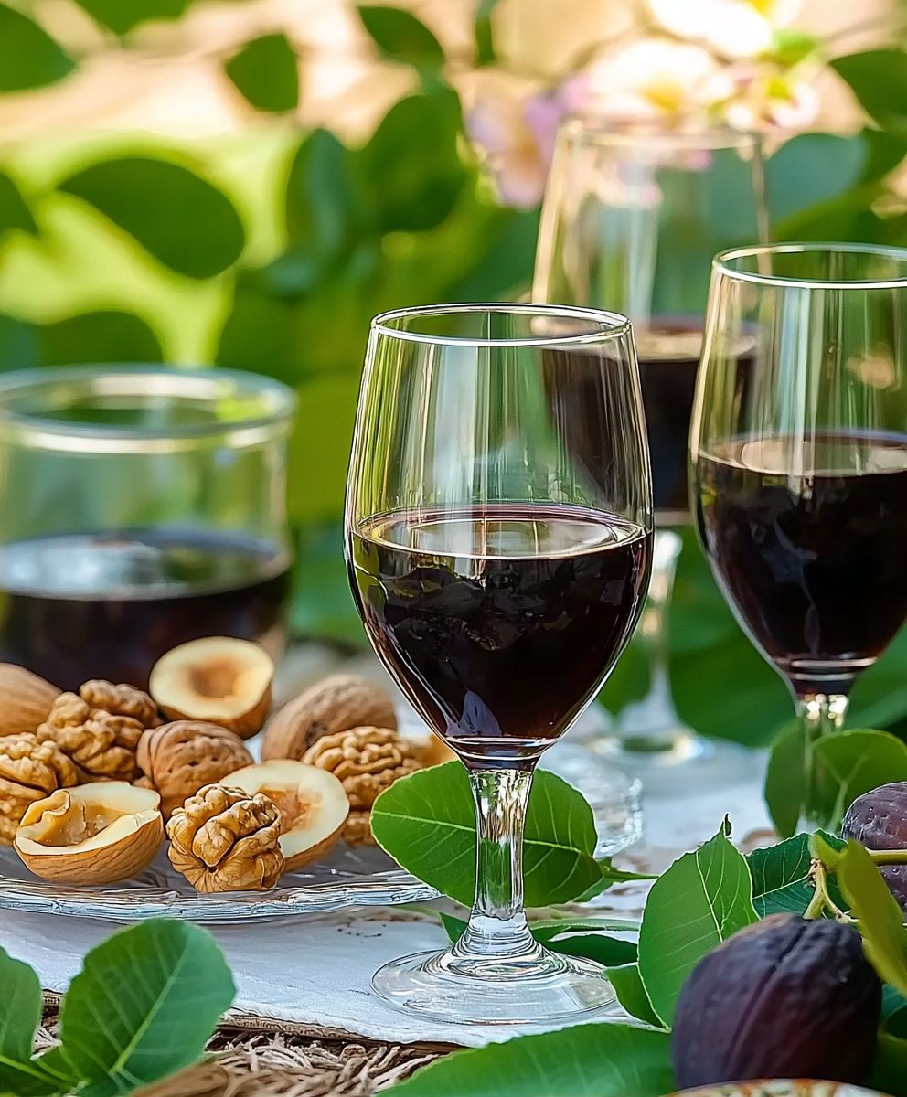 Walnut wine