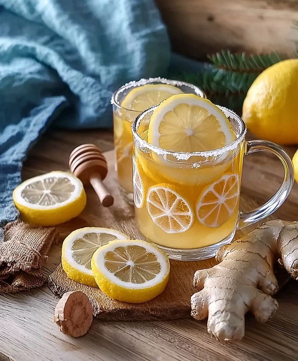 Lemon honey ginger detox