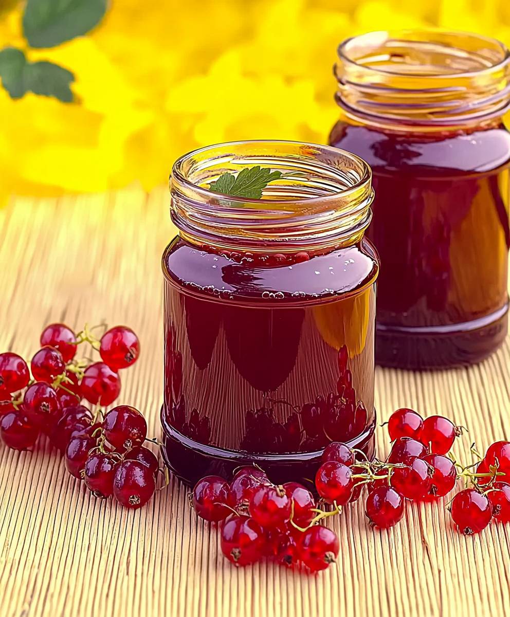 Redcurrant syrup