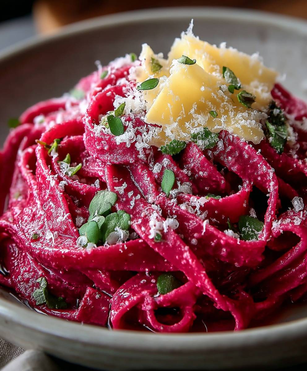 Beet pasta sauce