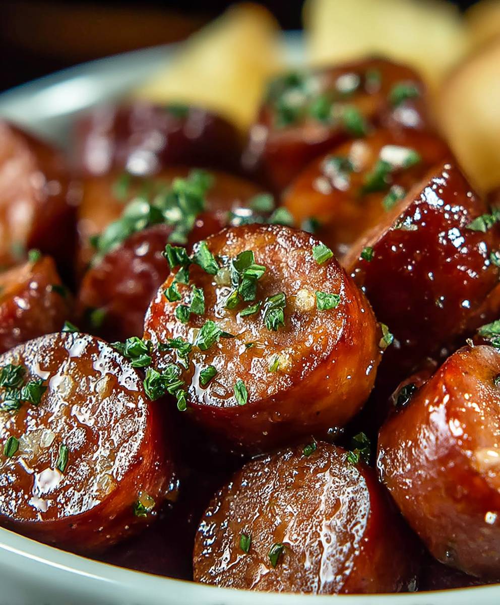 Apple Kielbasa Bites