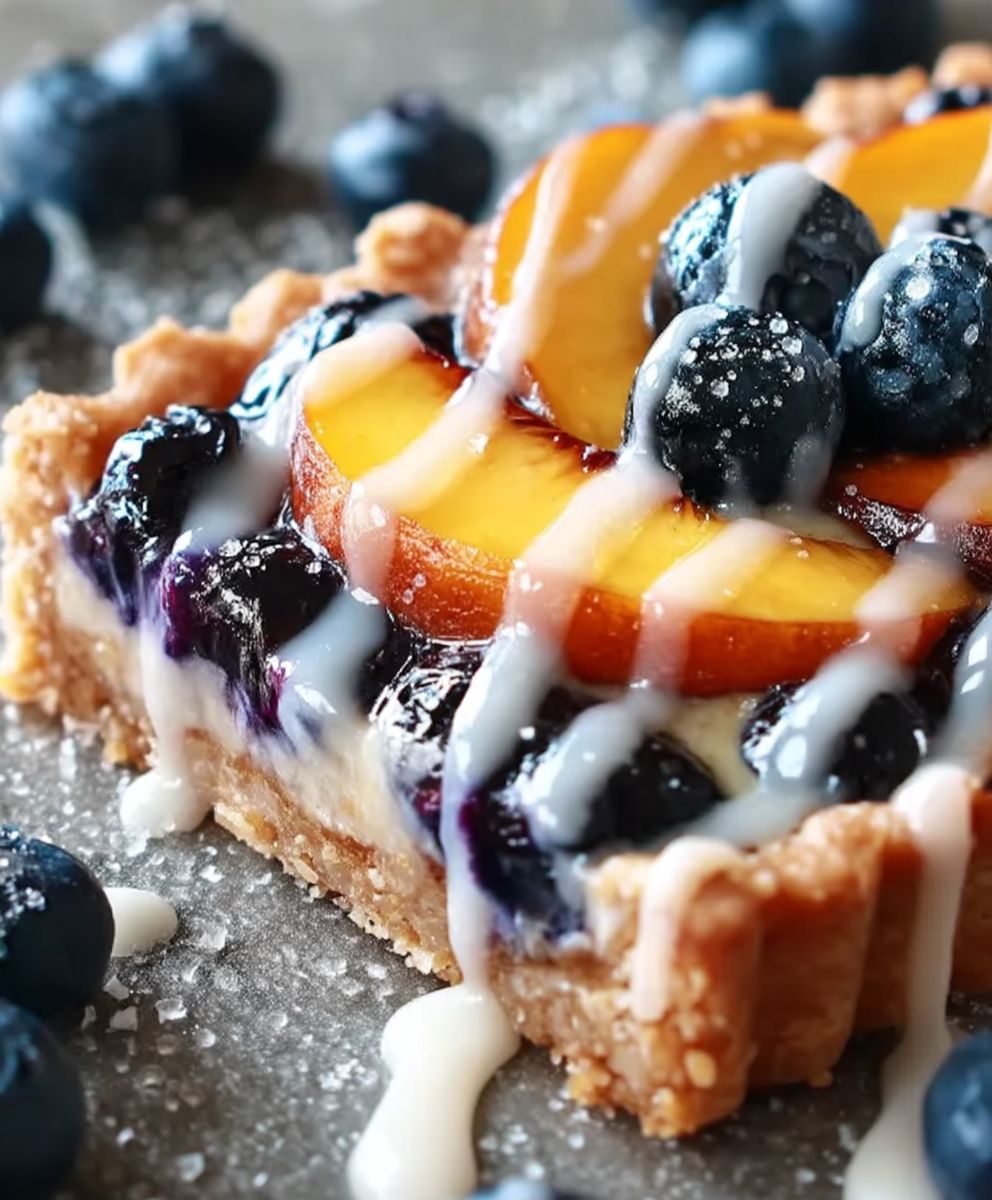 Blueberry Peach Tart