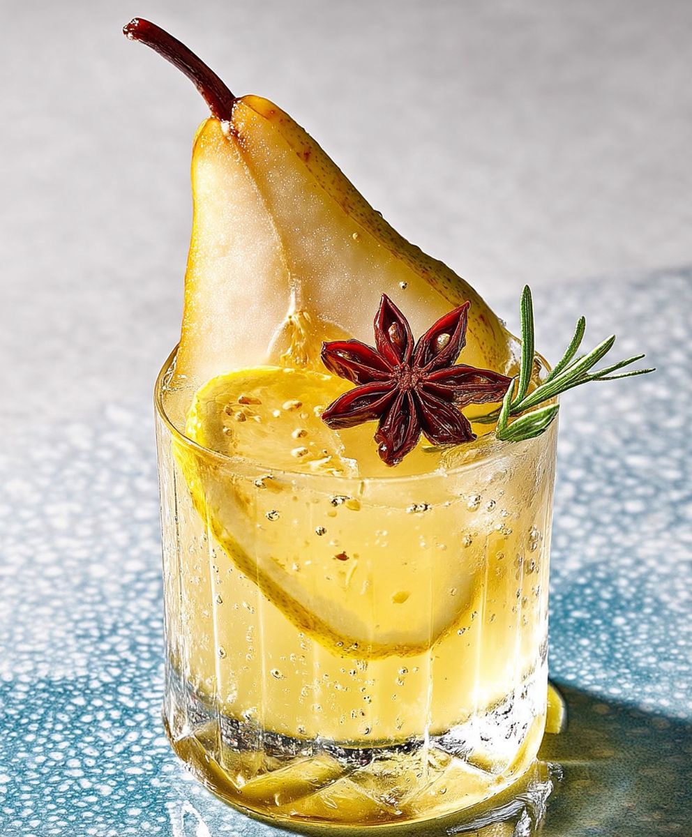 Pear Sour Cocktail