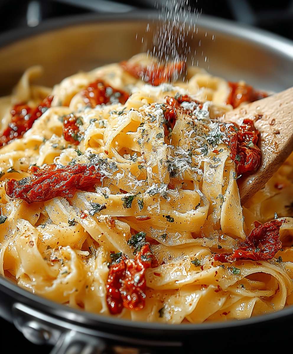 Sun dried tomato pasta