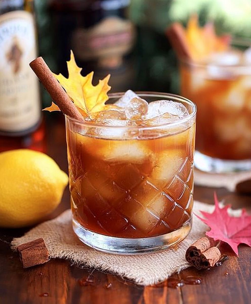Bourbon Maple Leaf Cocktail