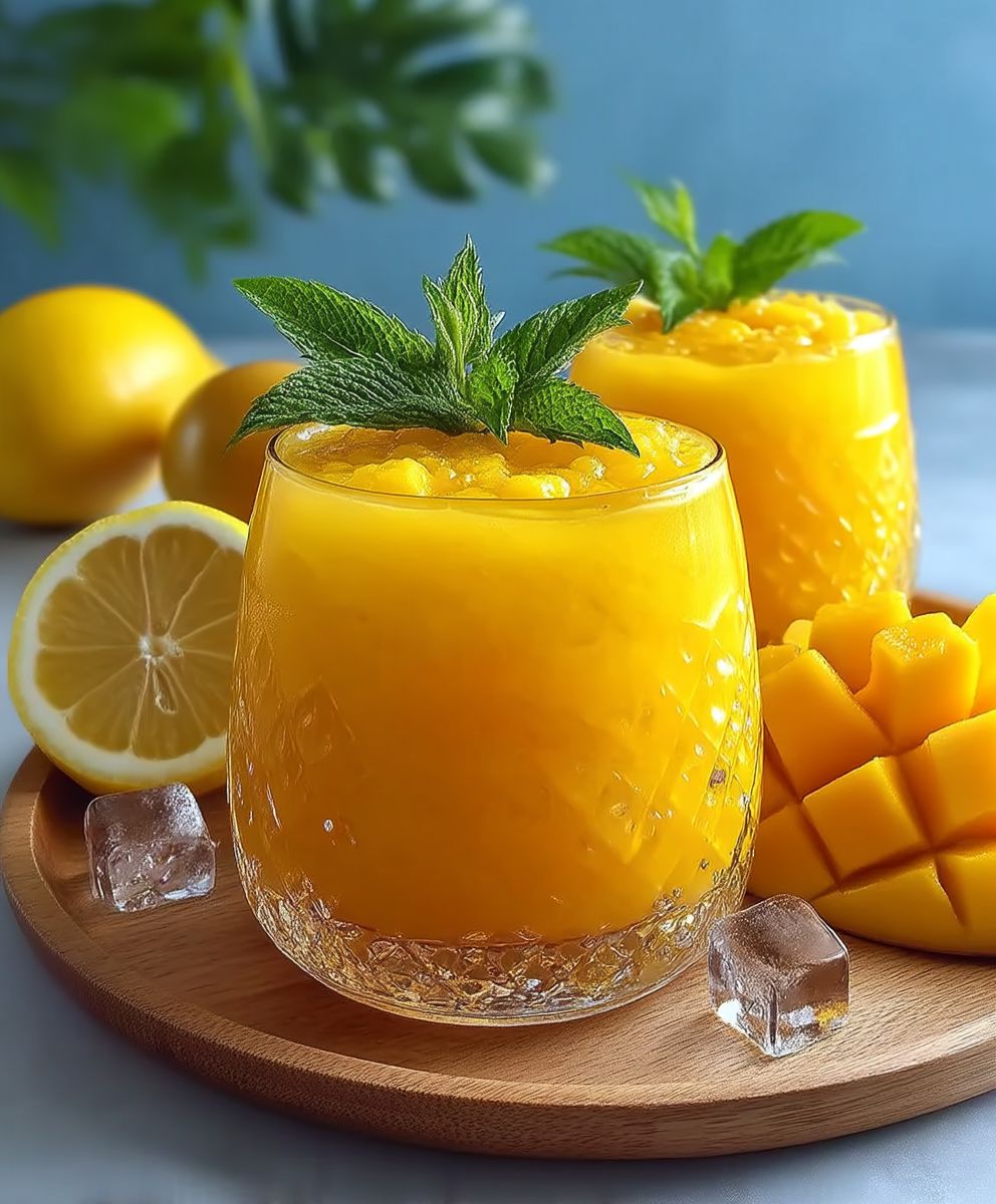 Mango Lemonade Homemade