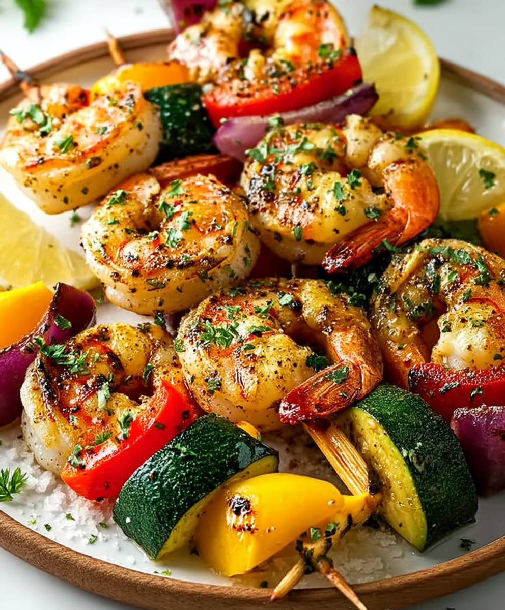 Garlic Butter Shrimp Vegetables
