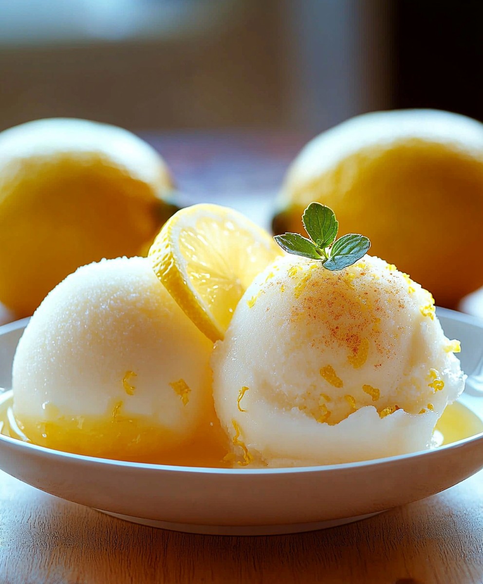 Lemon Sorbet
