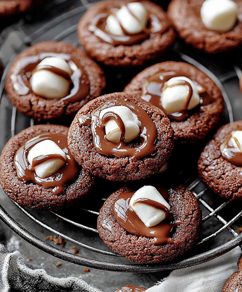 Marshmallow Hot Cocoa Cookies